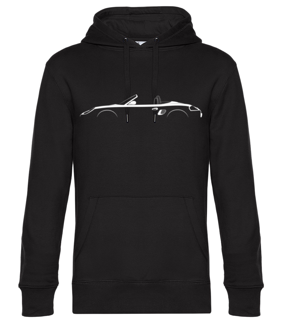 Aperçu: 'Porsche Boxster (986)' Silhouette - Sweat à capuche premium Unisexe - Noir - Devant