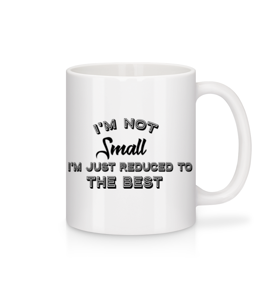 Reduced To The Best - Mug en céramique blanc - Blanc - Devant
