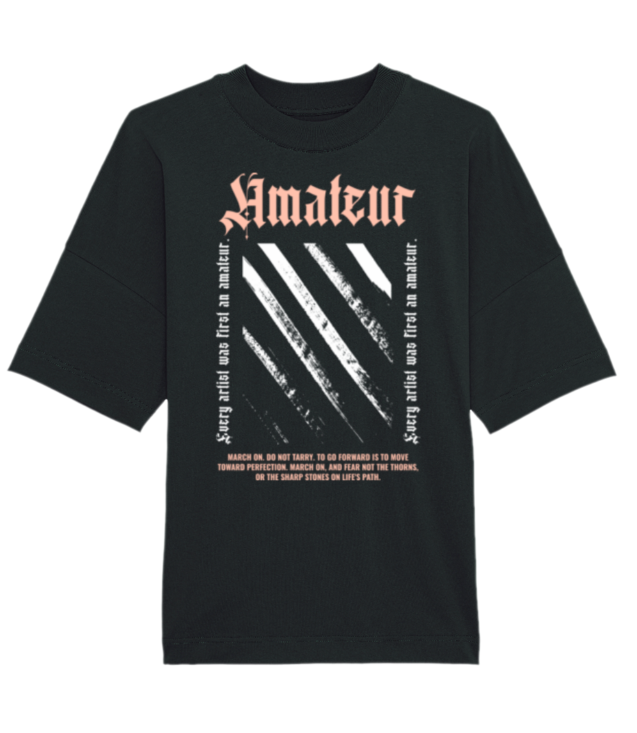 Amateur - T-shirt Bio unisexe Stanley Stella extra large - Noir - Devant