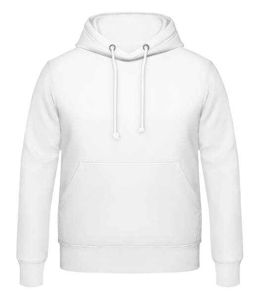 Männer Hoodie - Weiß - Vorne