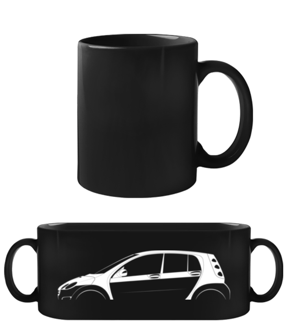 'Smart Forfour (W454)' Silhouette · Tasse Noire