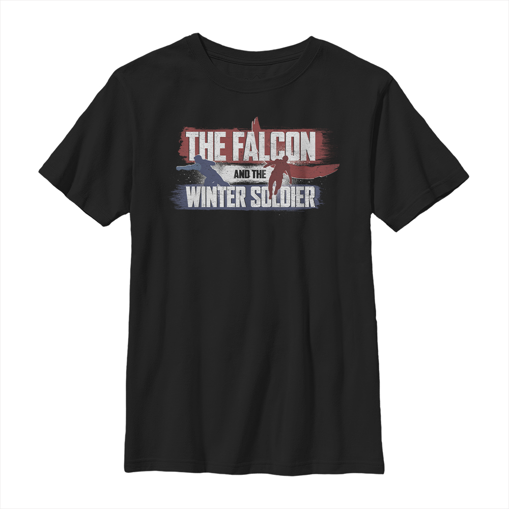Marvel - Falcon et le soldat de l'hiver - Photo de groupe Spray Paint - Enfant T-shirt
