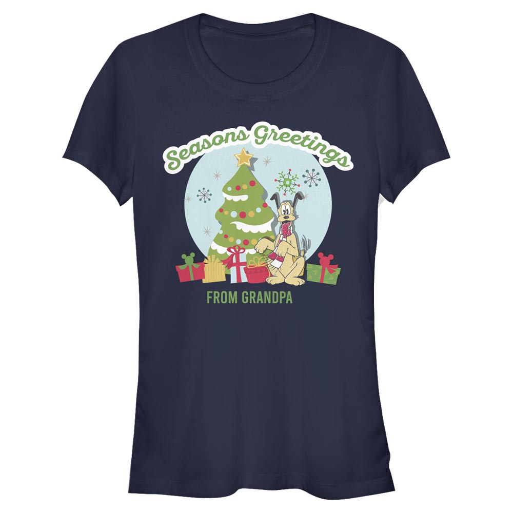 Disney Classics - Mickey Mouse - Pluto Greetings From Grandpa - Femme T-shirt