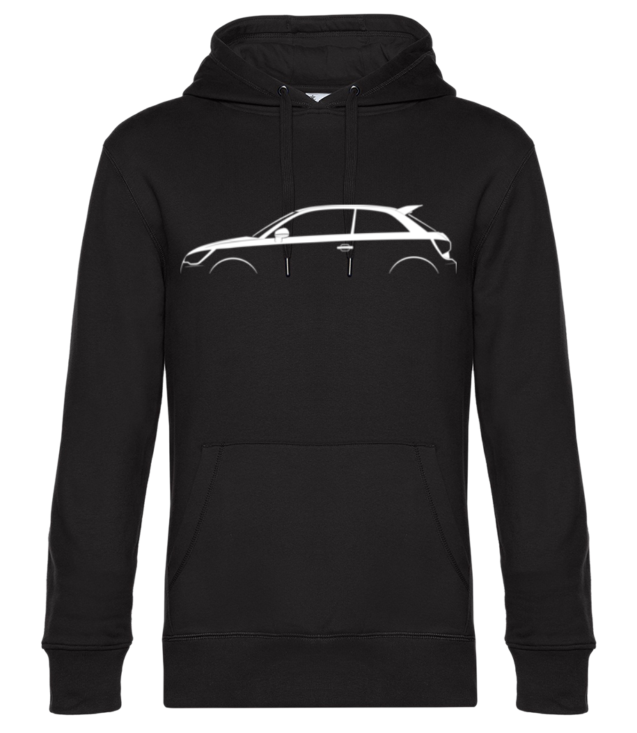 Aperçu: 'Audi A1 Quattro (8X)' Silhouette - Sweat à capuche premium Unisexe - Noir - Devant