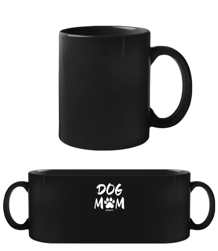 Dog Mom Momlife · Tasse Noire