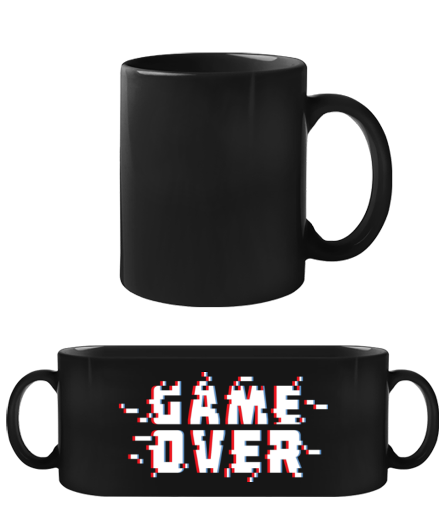 Game Over Pixel · Tasse Noire