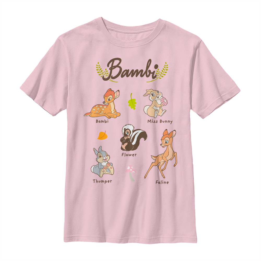 Disney Classics - Bambi - Photo de groupe Textbook - Enfant T-shirt