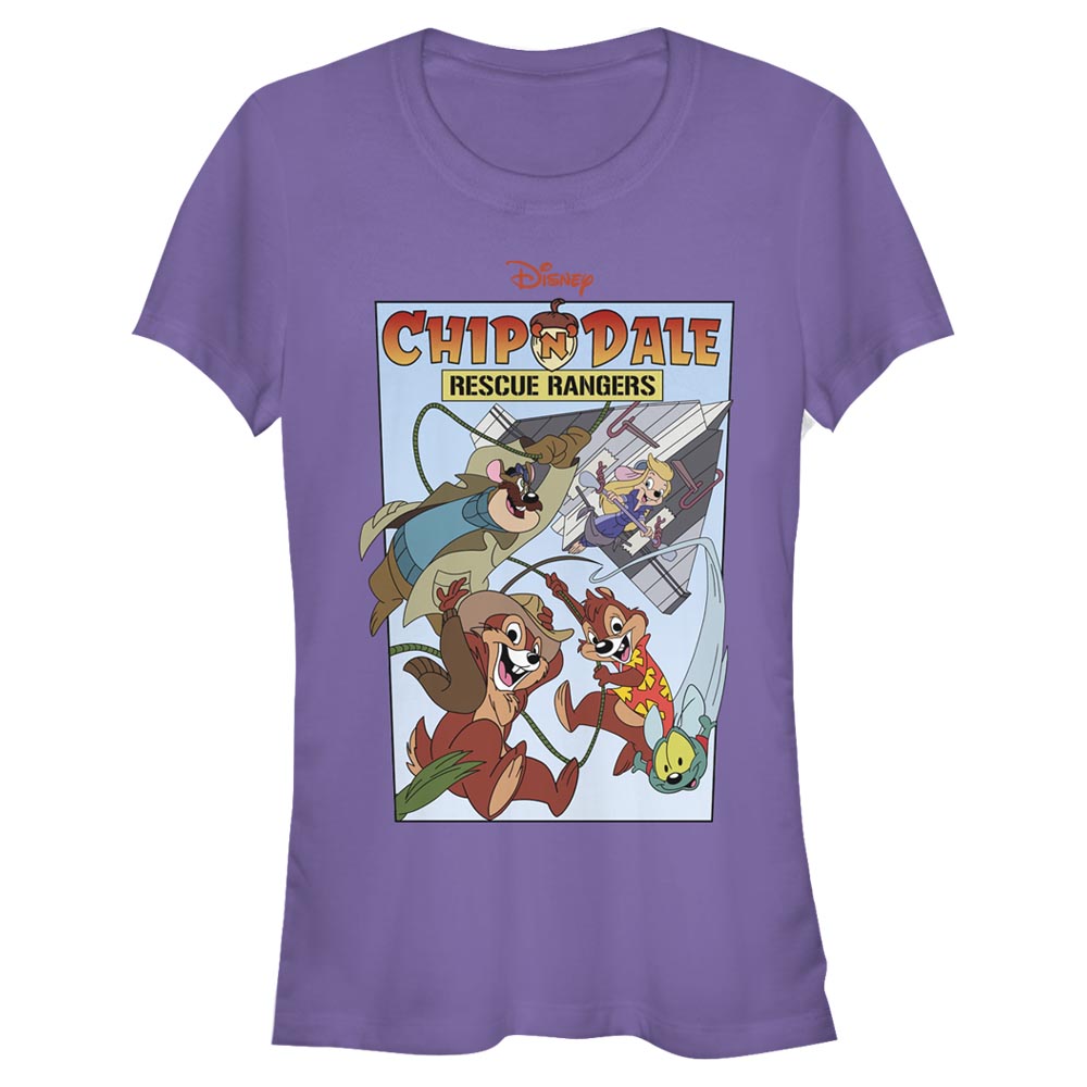 Disney Classics - Chip 'n Dale - Photo de groupe Rescue Rangers Cover - Femme T-shirt