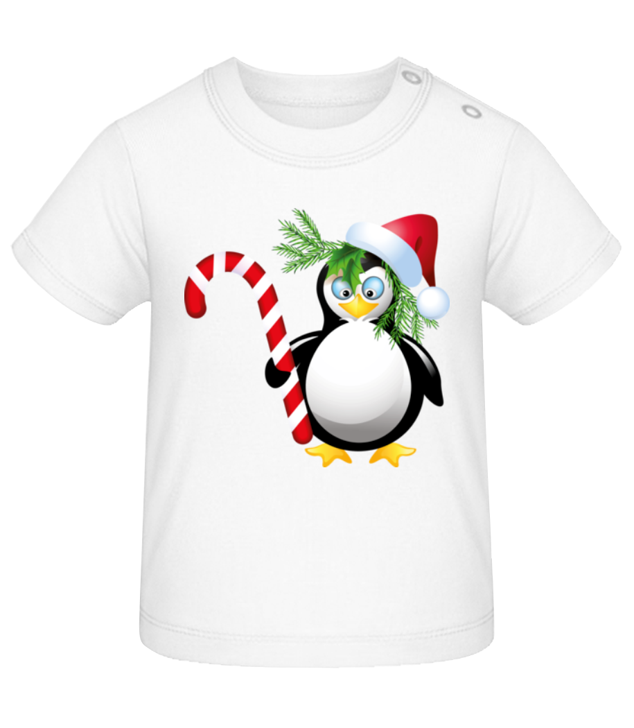 Pingouin Santa · T-shirt Bio Bébé
