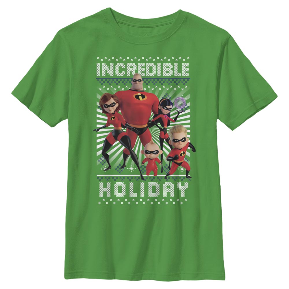 Pixar - Les Indestructibles - Photo de groupe Incredible 2 Holiday - Enfant T-shirt