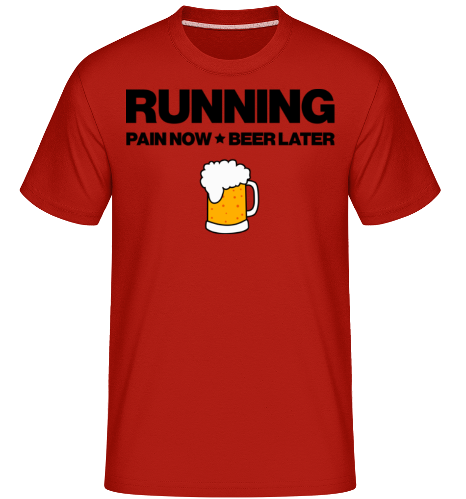 Running Beer - Motivation ·  T-Shirt Shirtinator homme