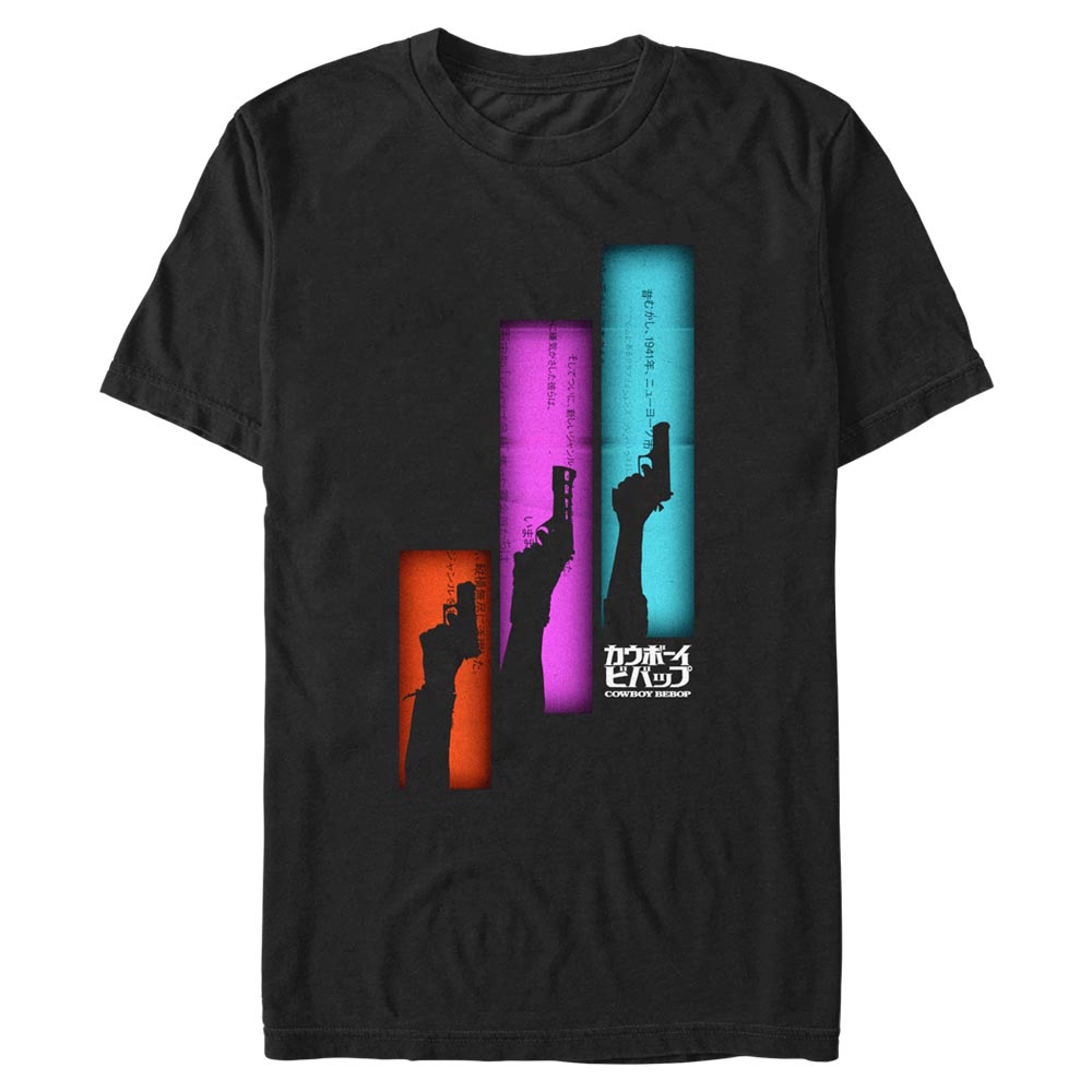 Netflix - Cowboy Bebop - Photo de groupe Gun Panels - Homme T-shirt