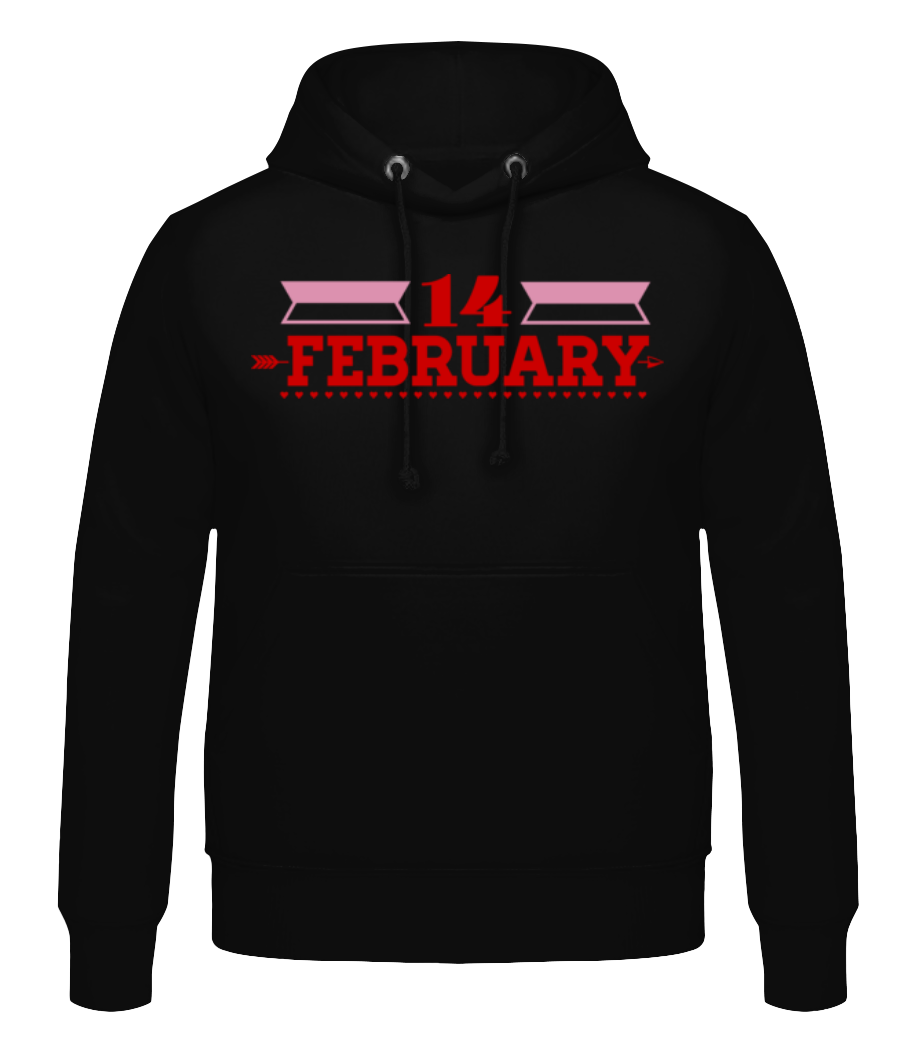 14 February Valentine · Sweat à capuche Homme