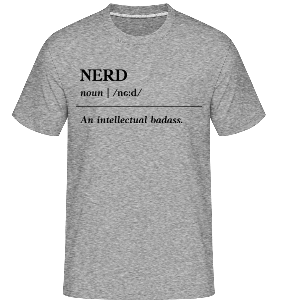 Nerd Definition ·  T-Shirt Shirtinator homme