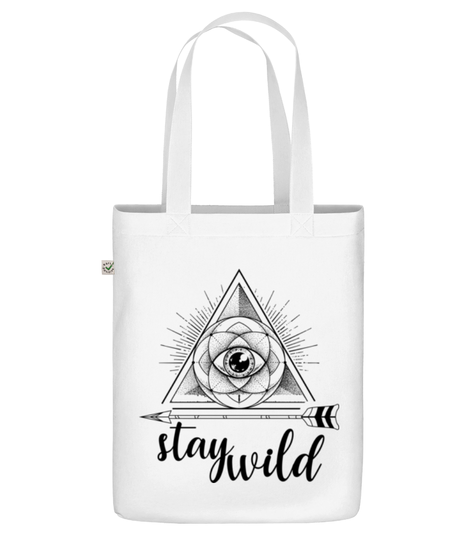 Boho Stay Wild · Sac en toile bio