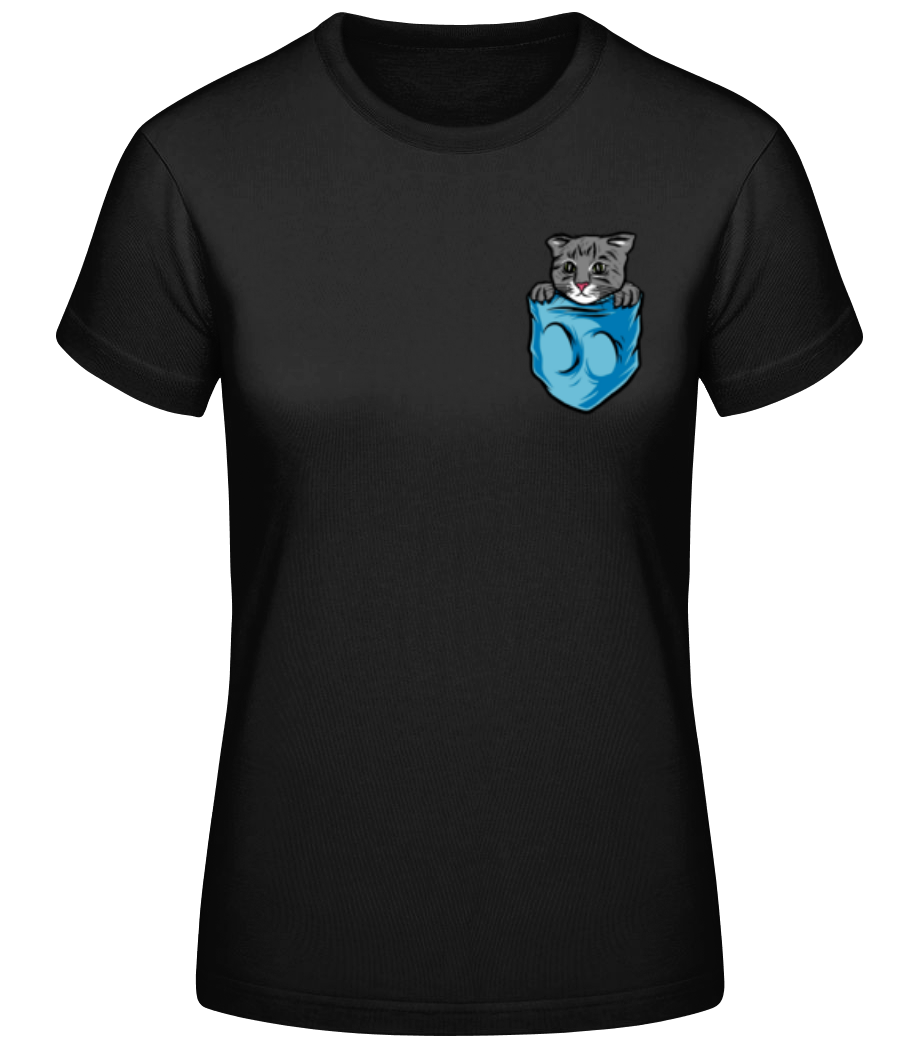 Chat De Poche De Poitrine · T-shirt standard Femme