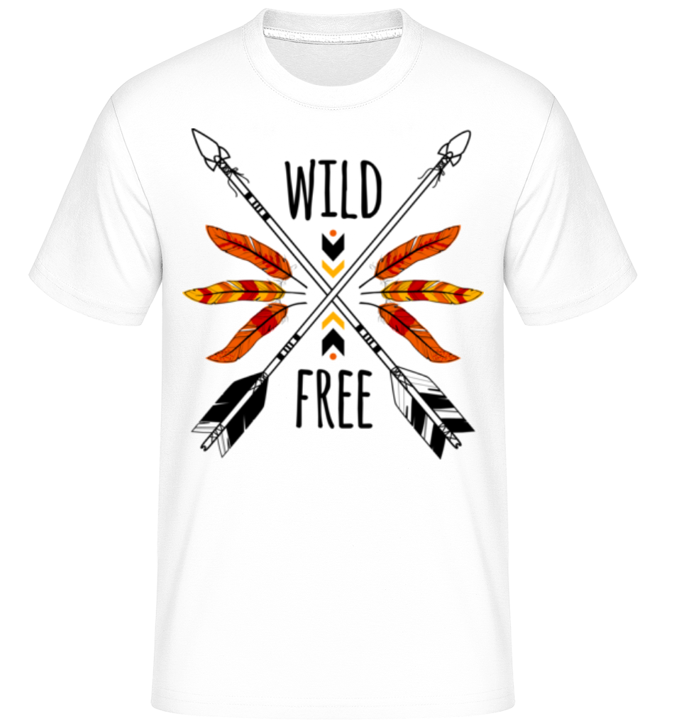 Wild And Free Logo ·  T-Shirt Shirtinator homme