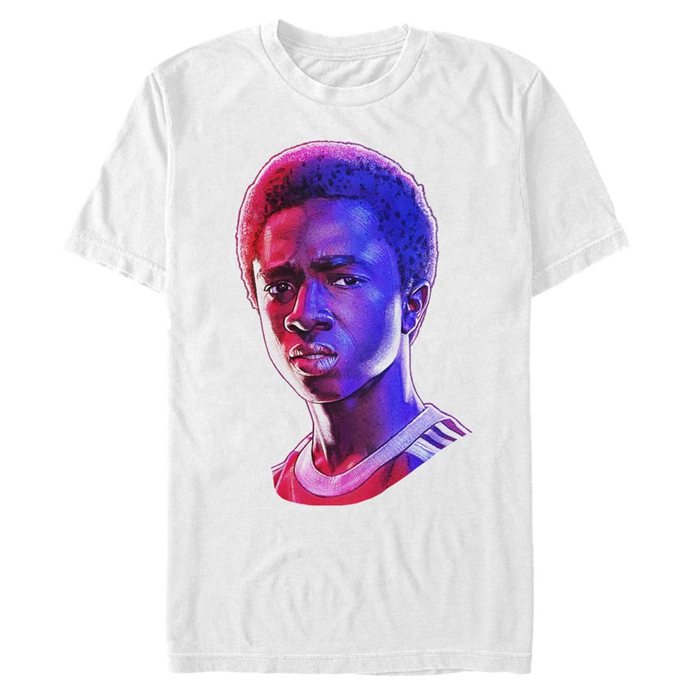 Netflix - Stranger Things - Lucas Big Face - Homme T-shirt
