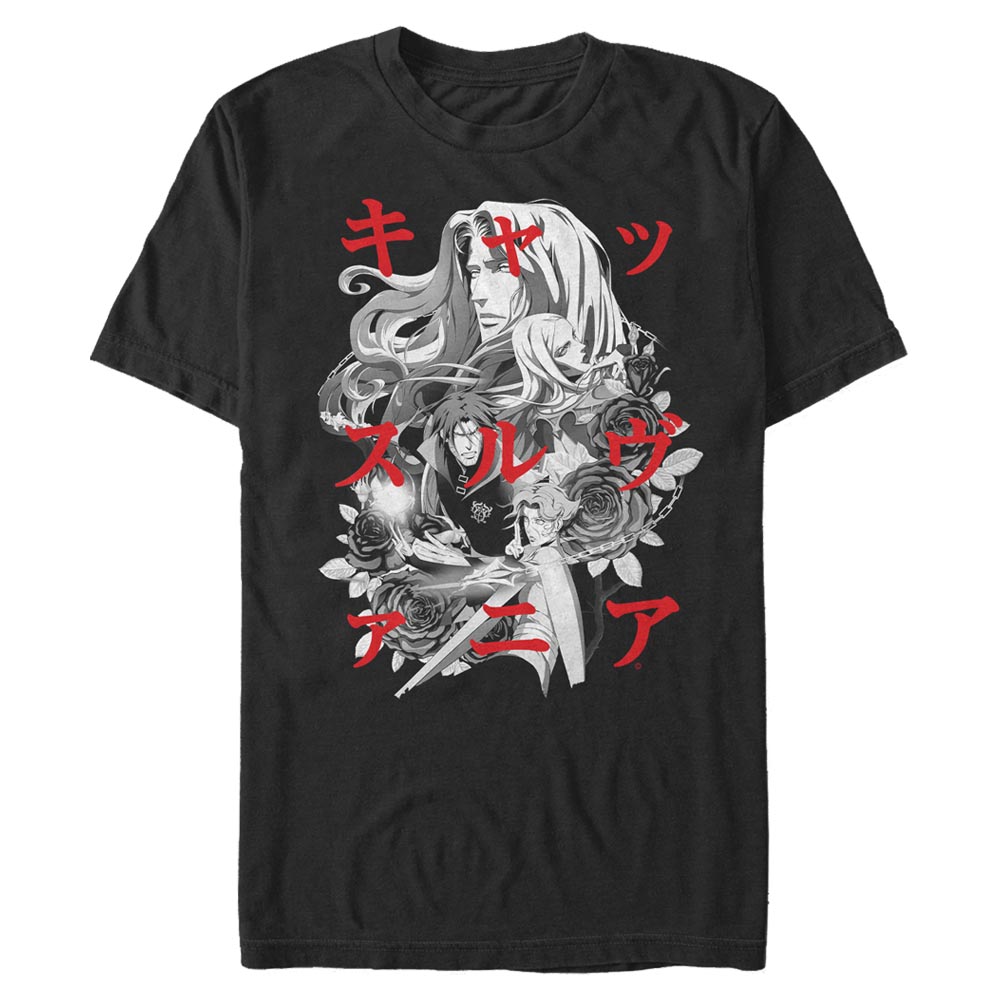 Netflix - Castlevania - Photo de groupe Kanji Group - Homme T-shirt