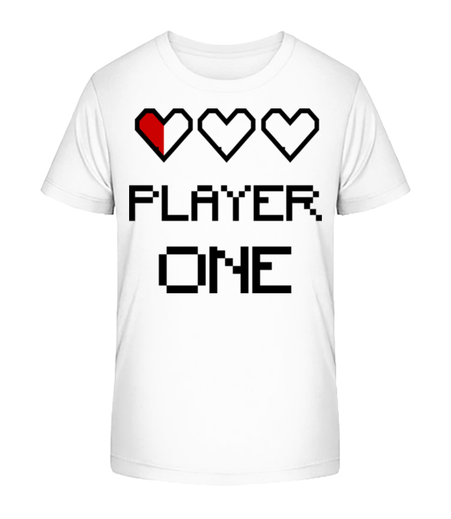 Aperçu: Player One - T-shirt bio Enfant Stanley Stella 2.0 - Blanc - Devant