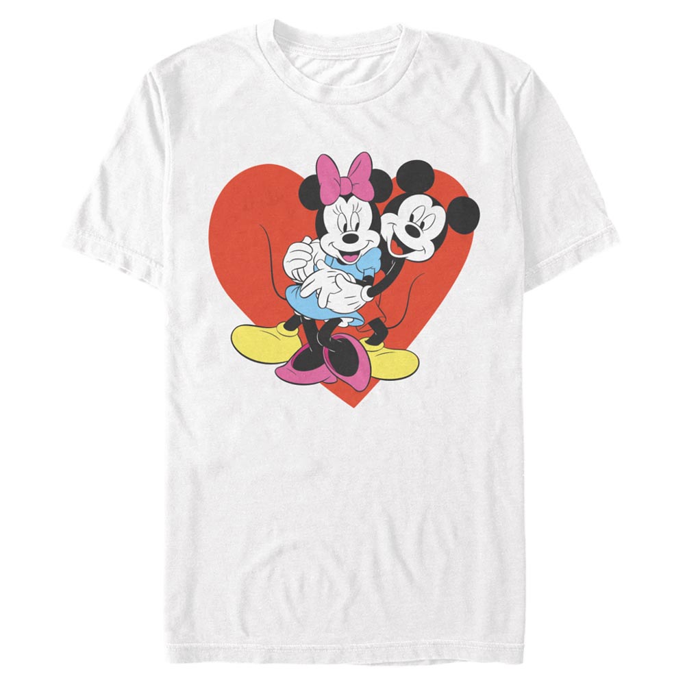 Disney Classics - Mickey Mouse - Mickey et Minnie Be Mine - Valentine's Day - Homme T-shirt