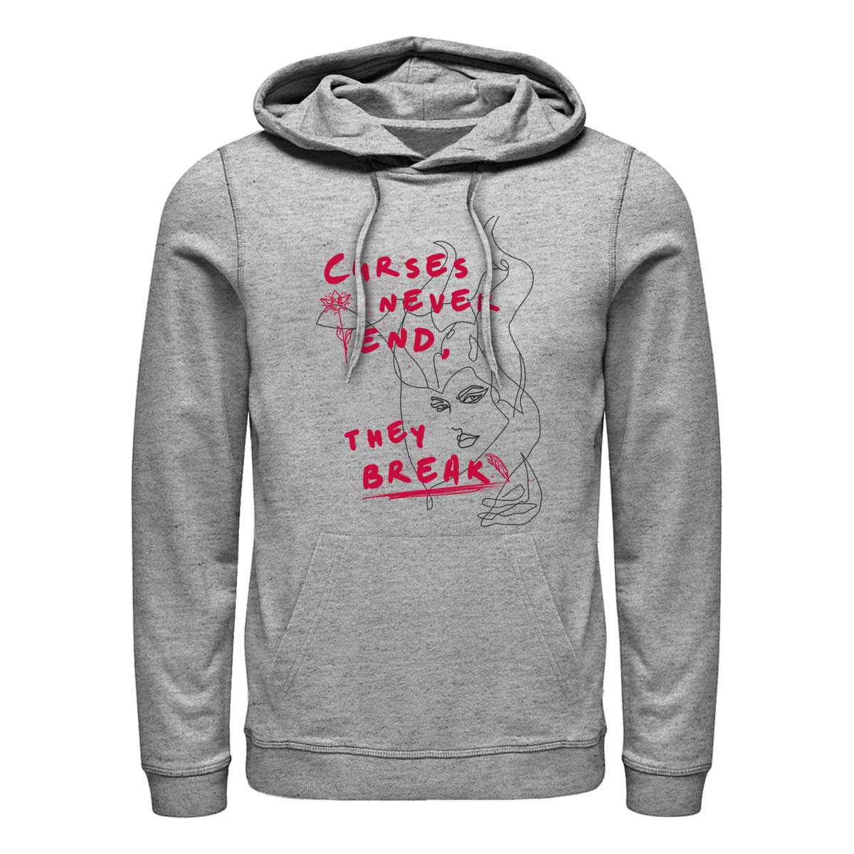 Disney - Maléfique Le Pouvoir du Mal - Maléfique Curse Scribbles - Unisex Sweat à capuche