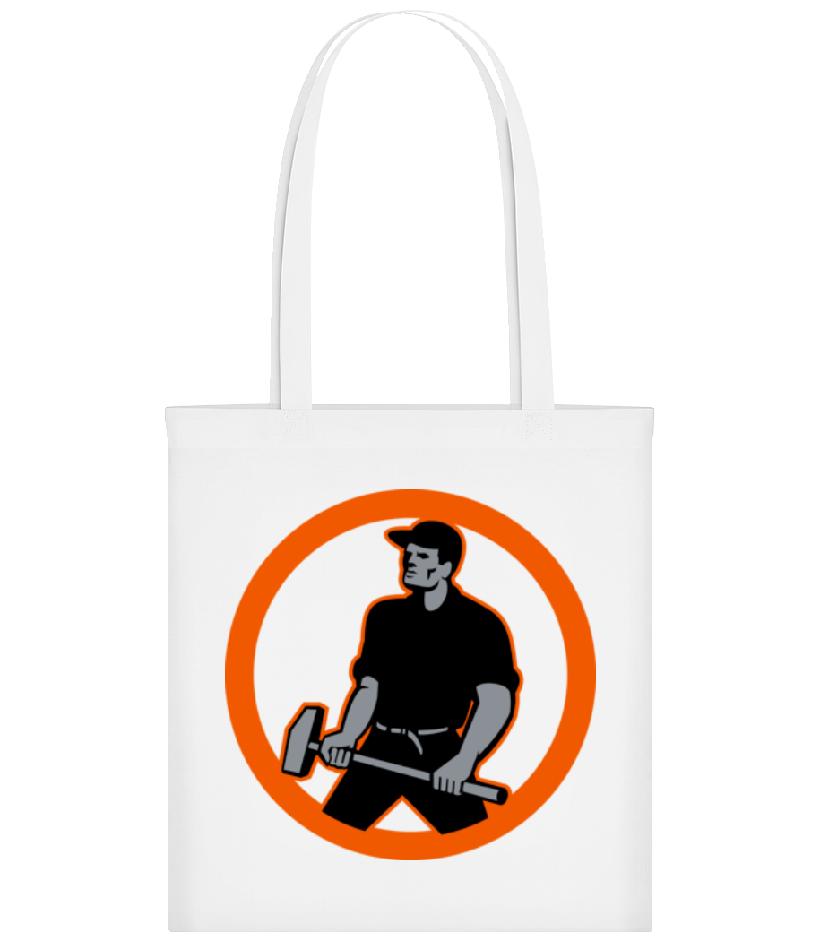 Construction Worker Logo · Tote Bag