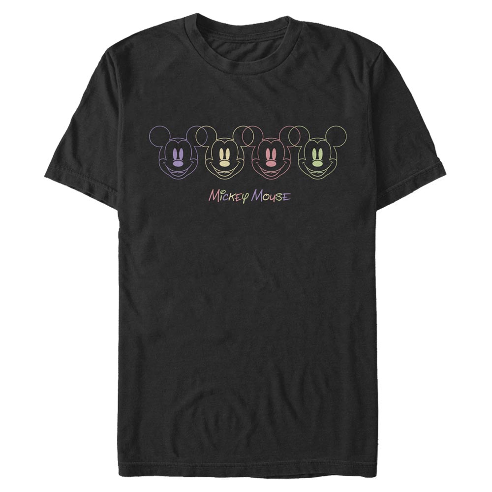 Disney - Mickey Mouse - Mickey Mouse Neon Faces - Homme T-shirt