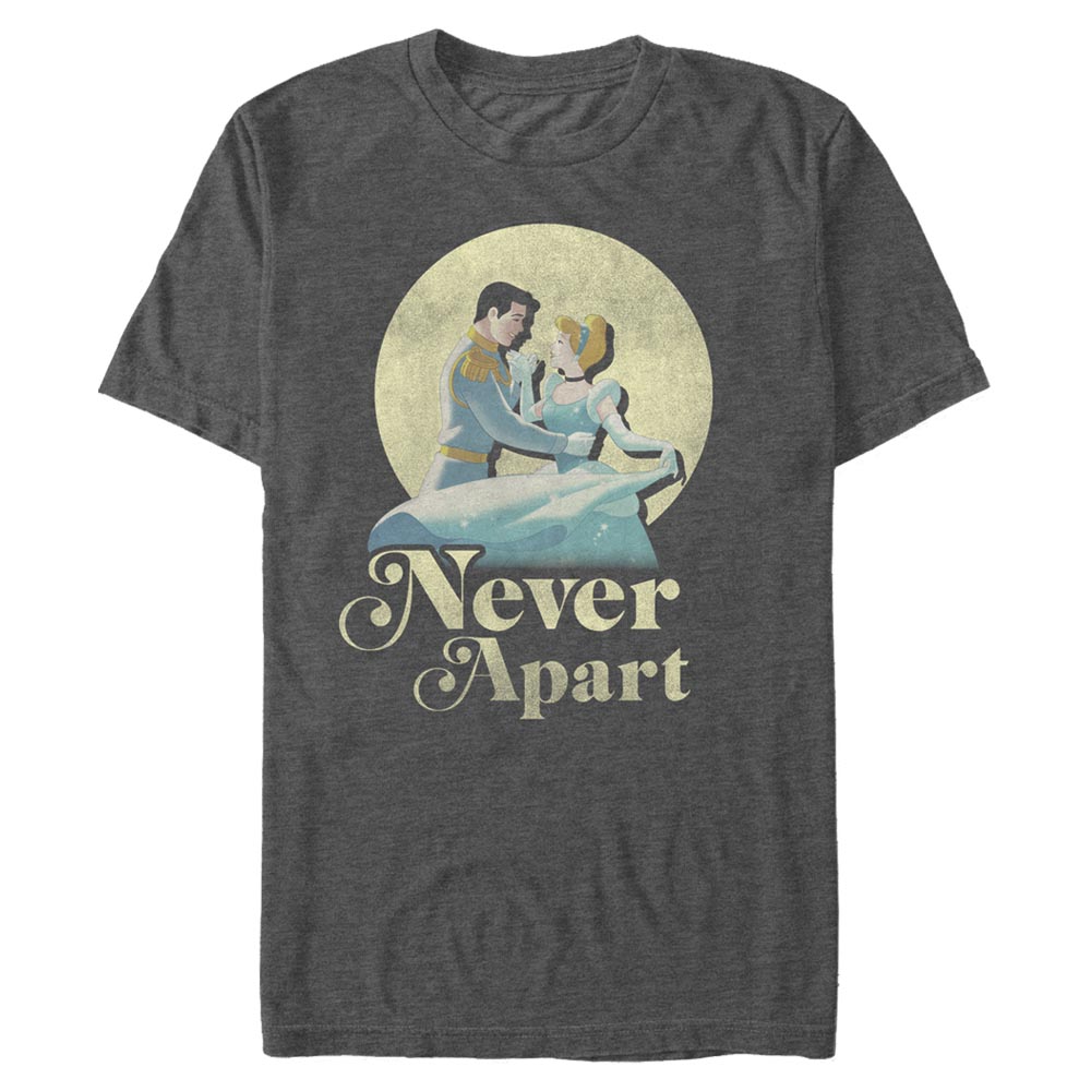 Disney - Cendrillon - Cendrillon & Prince charmant Never Apart - Valentine's Day - Homme T-shirt