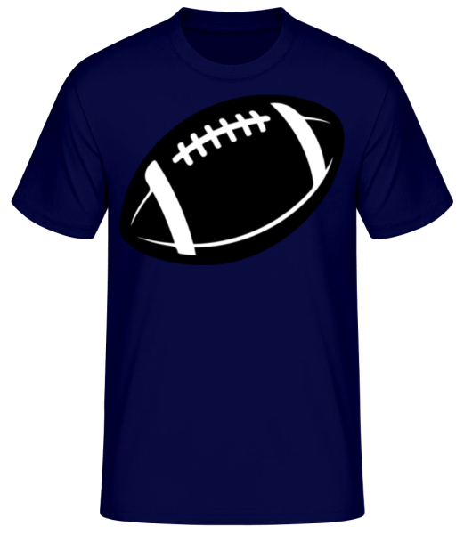 Football Américain - T-shirt standard Homme - Bleu marine - Devant
