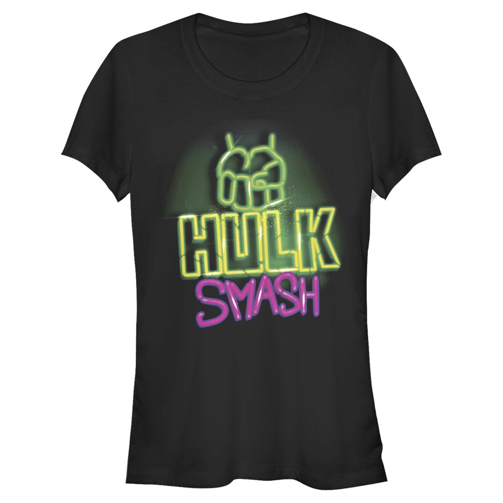 Marvel - Avengers - Hulk Neon Smash - Femme T-shirt