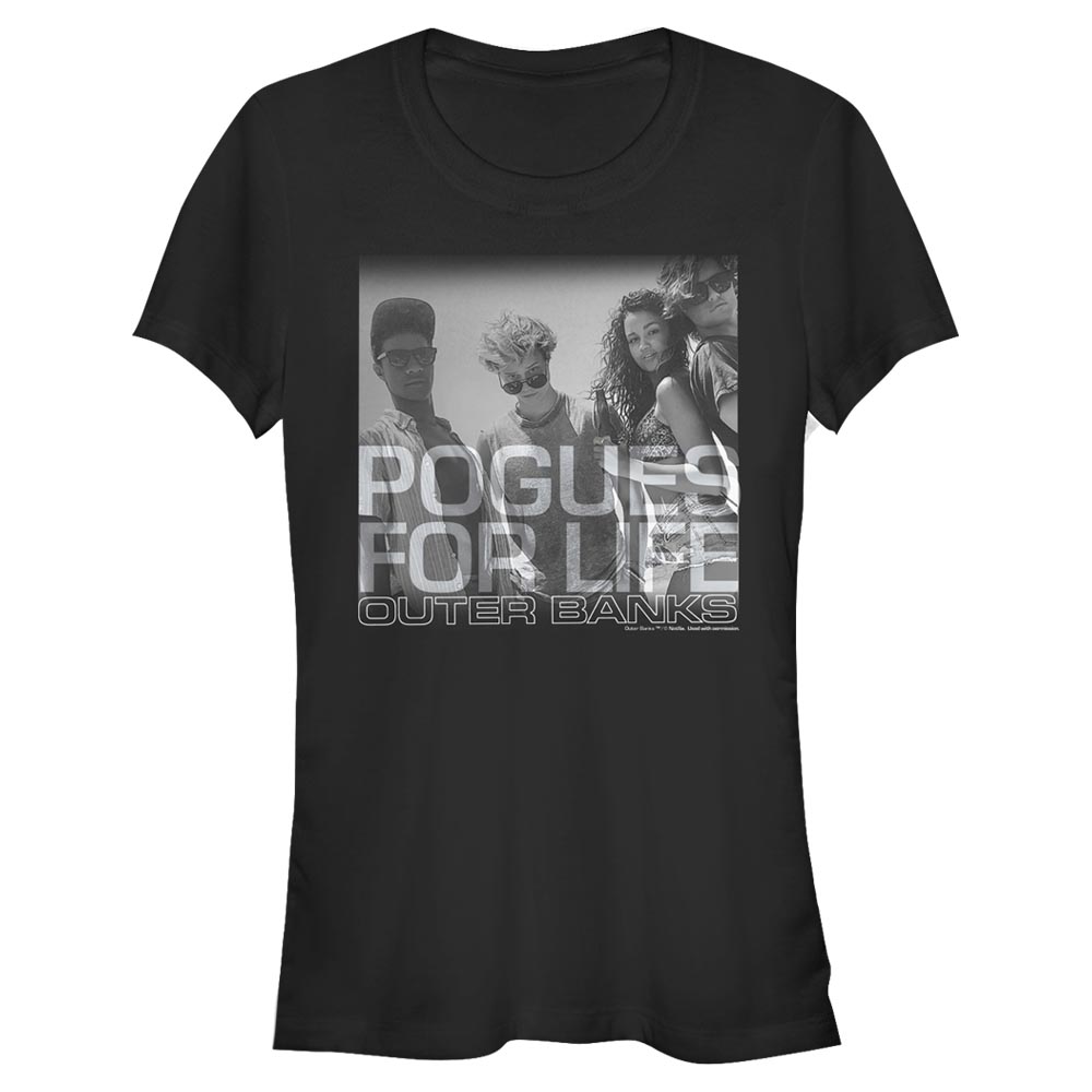 Netflix - Outer Banks - Photo de groupe Pogues For Life - Femme T-shirt