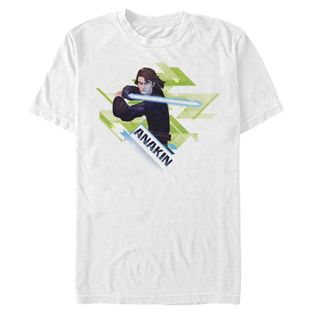 Star Wars - The Clone Wars - Anakin Ani Angled - Männer T-Shirt