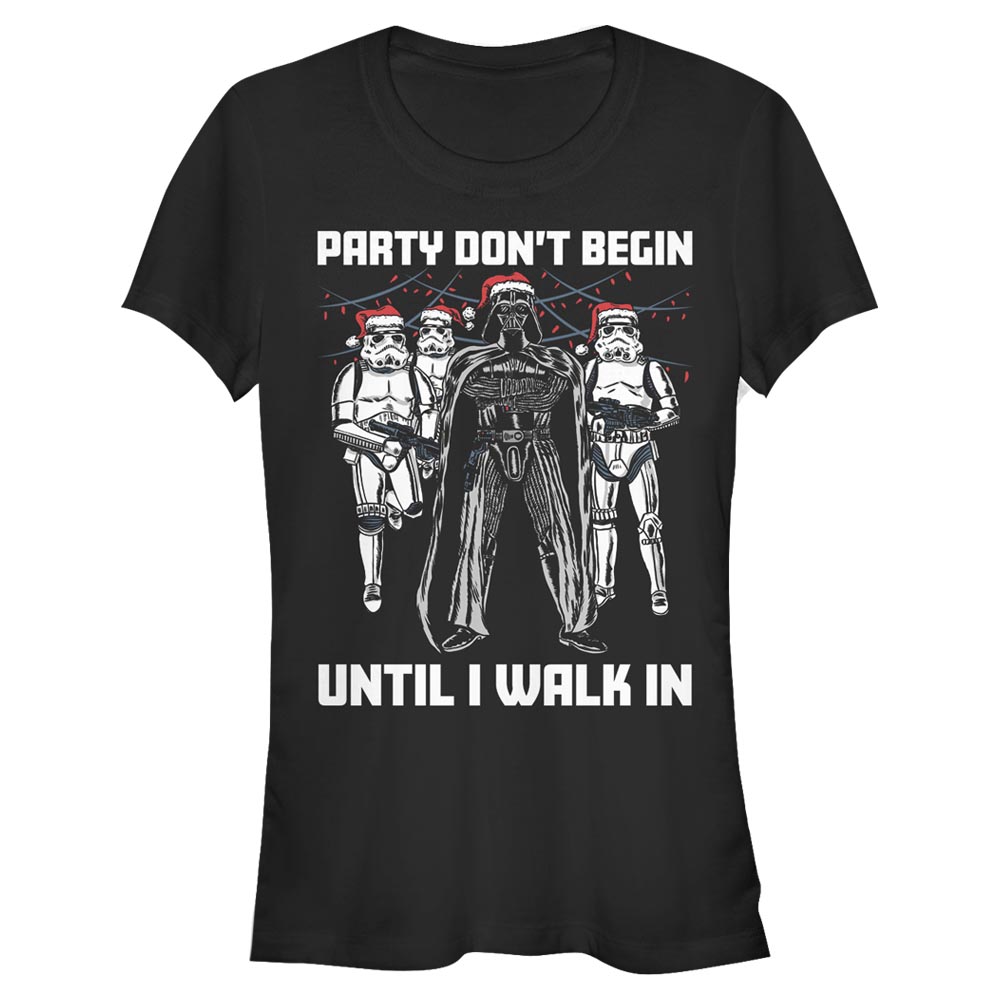 Star Wars - Darth Vader Party Dont Begin - Weihnachten - Frauen T-Shirt