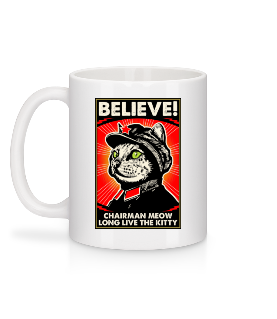 Aperçu: Chairman - Mug en céramique blanc - Blanc - Derrière