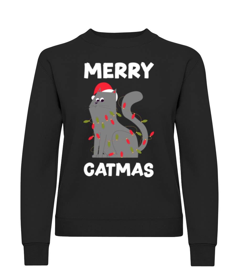 Merry Catmas · Sweatshirt Femme