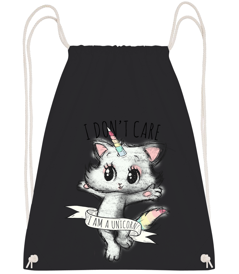 I Dont Care Unicorn · Sac à dos sport