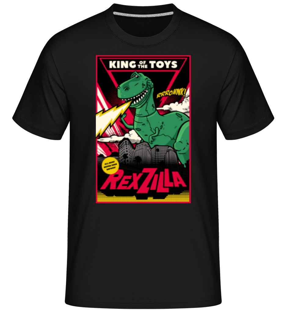 Aperçu: Rexzilla -  T-Shirt Shirtinator homme - Noir - Devant