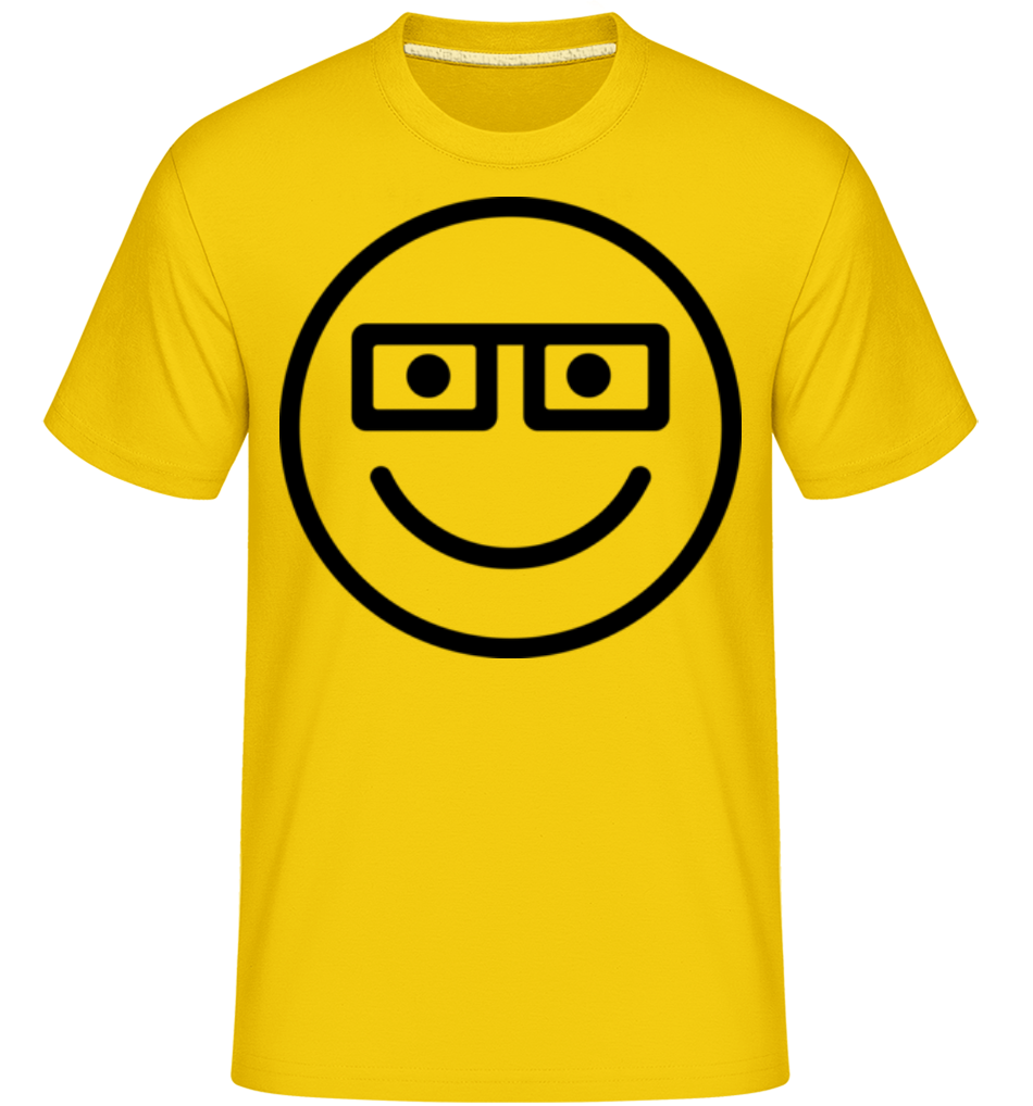 Aperçu: Smiley Emoticon -  T-Shirt Shirtinator homme - Jaune doré - Devant