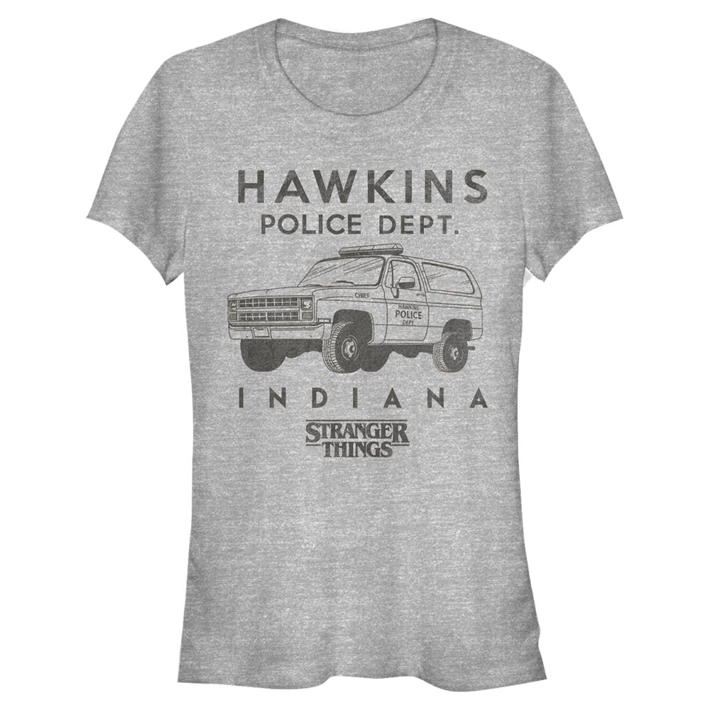 Netflix - Stranger Things - Hopper Hawkins Police Auto - Femme T-shirt
