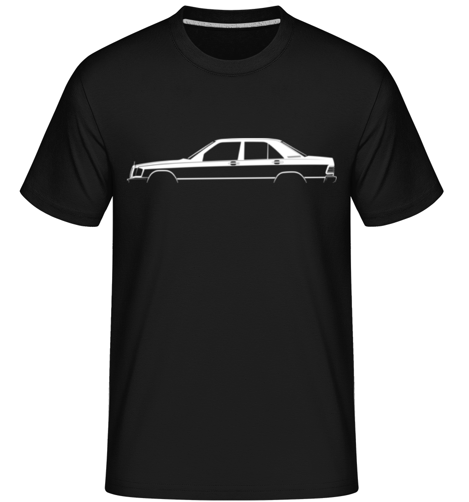 'Mercedes-Benz 190 E (W201)' Silhouette ·  T-Shirt Shirtinator homme