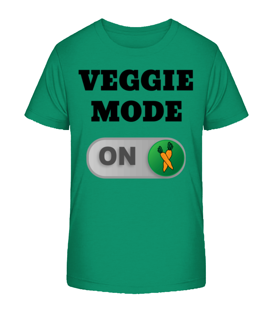 Veggie Mode On - Carrote · T-shirt bio Enfant Stanley Stella 2.0
