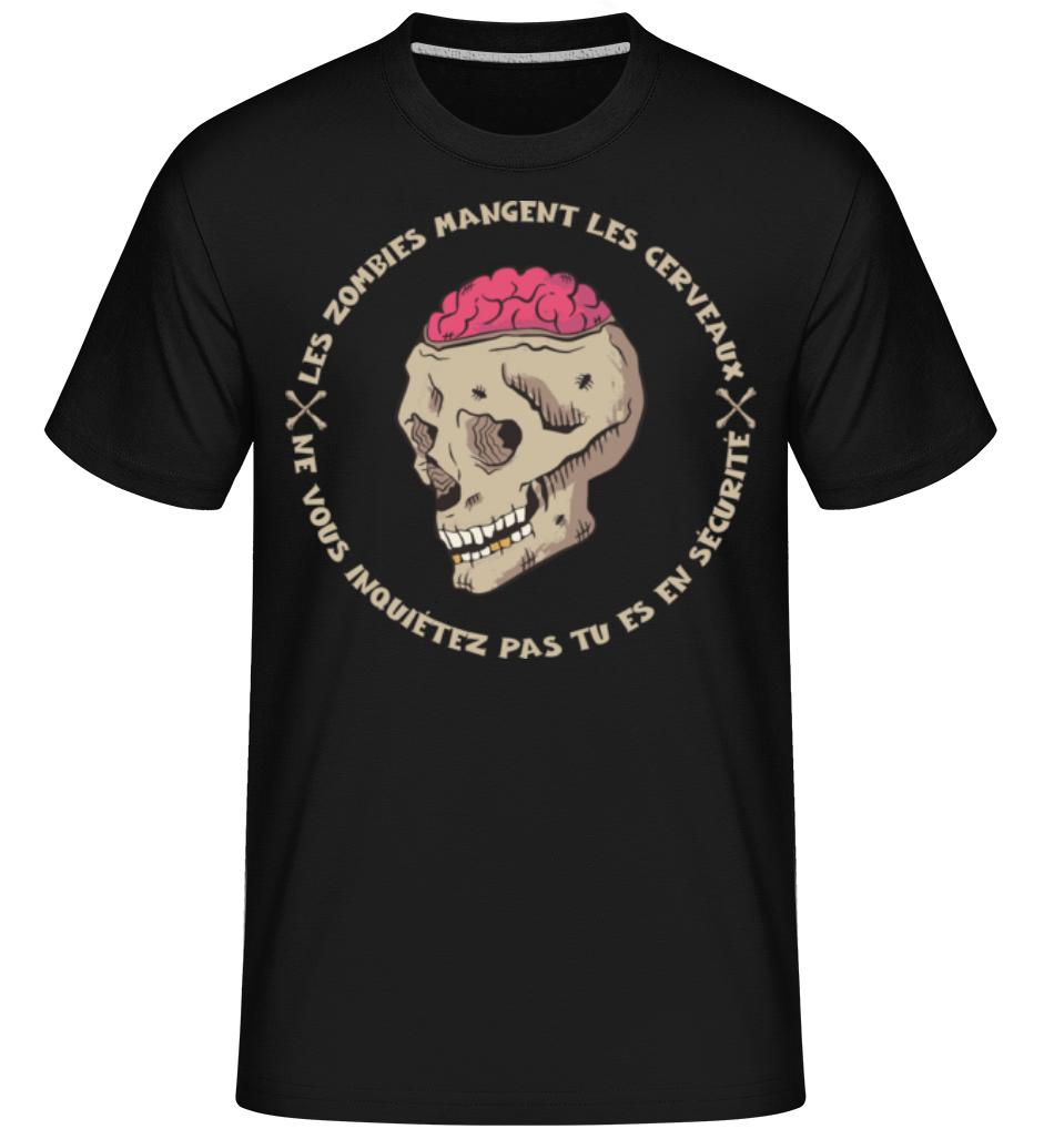 Les Zombies Mangent Les Cerveaux ·  T-Shirt Shirtinator homme
