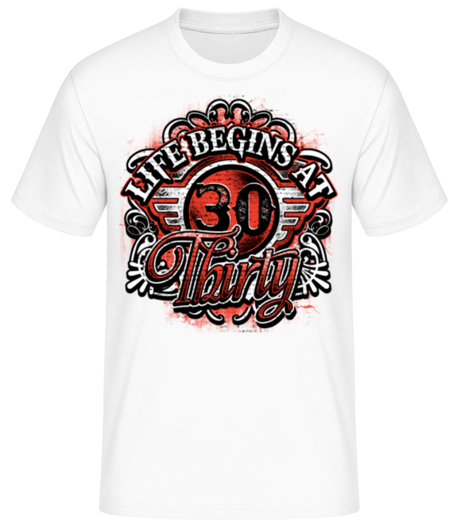 Life Begins At 30 · T-shirt standard Homme