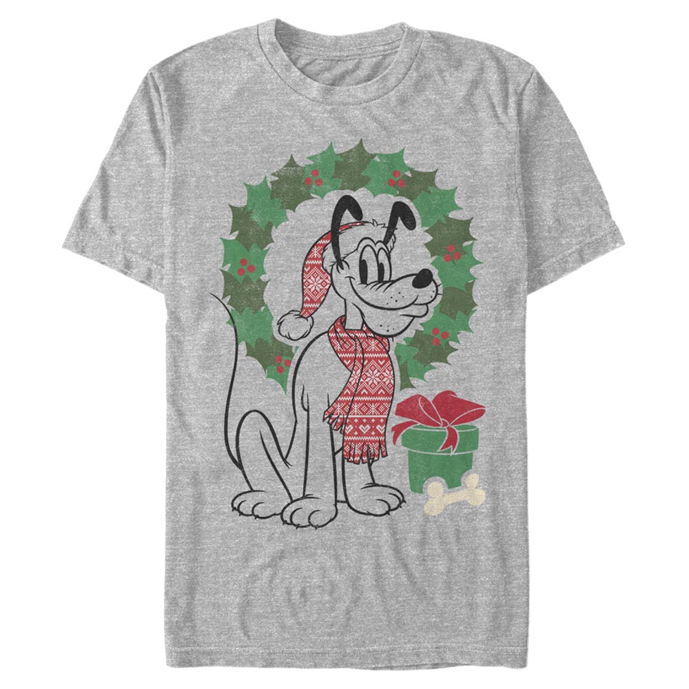 Disney Classics - Mickey Mouse - Pluto Christmas Fairisle - Christmas - Homme T-shirt