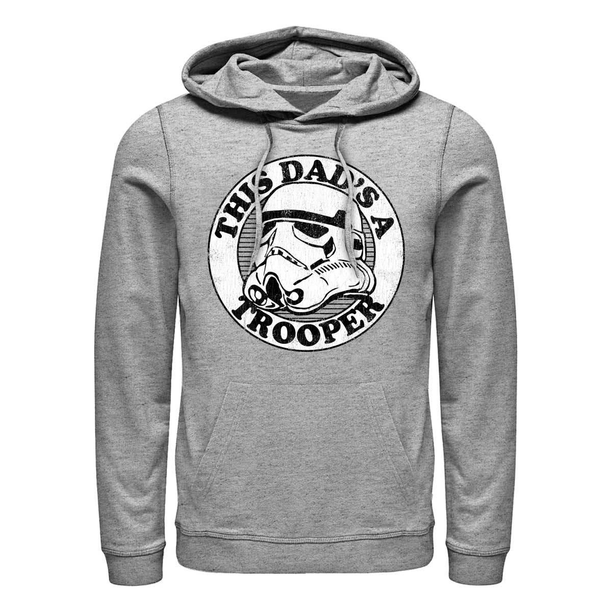 Aperçu: Star Wars - Stormtrooper Super Trooper Dad - Father's Day - Unisex Sweat à capuche - Gris chiné - Devant