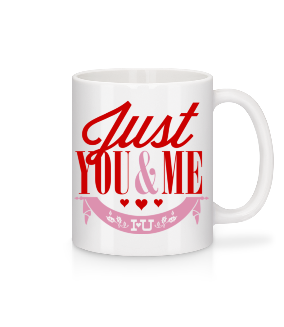 Just You & Me · Mug en céramique blanc