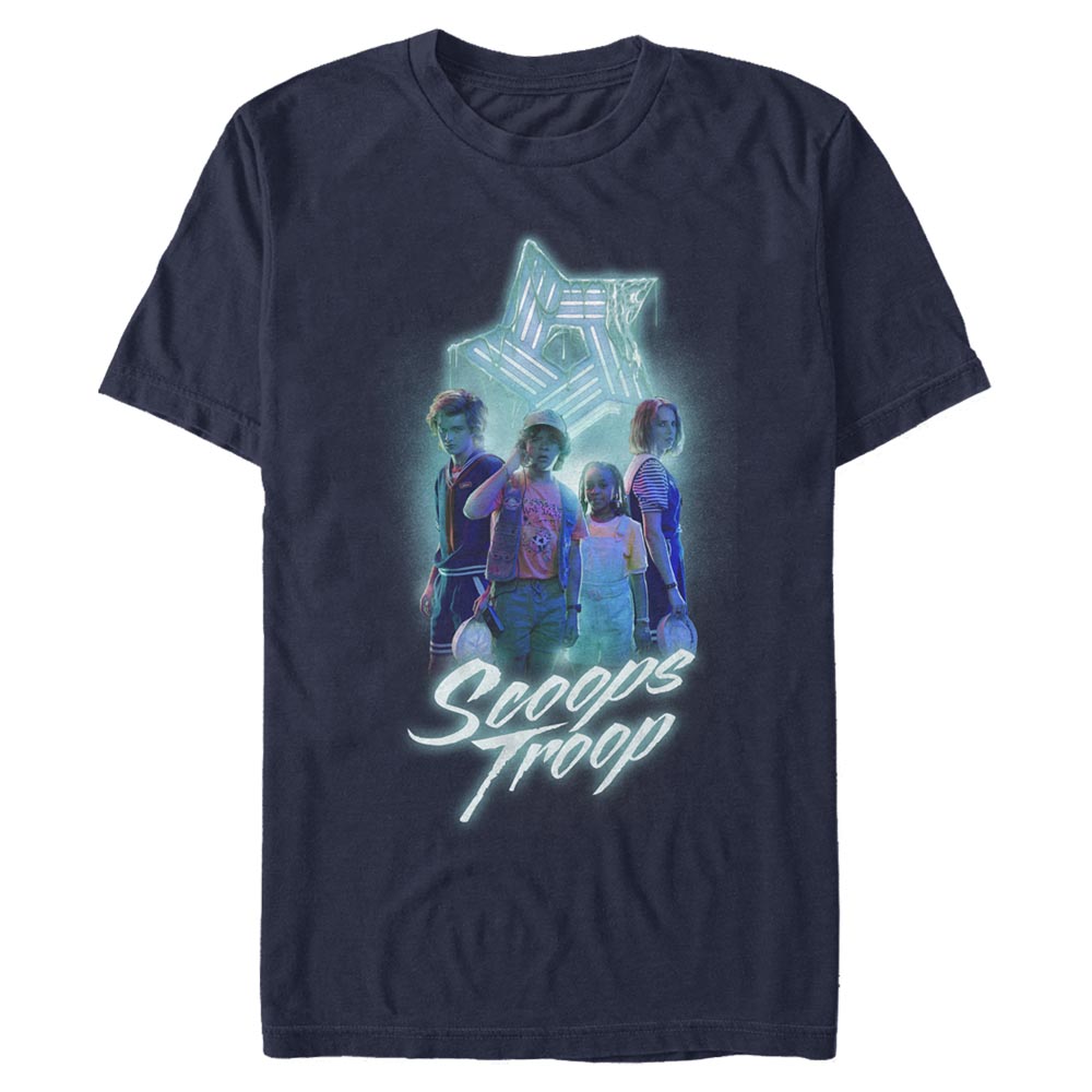 Netflix - Stranger Things - Scoops Troop - Homme T-shirt