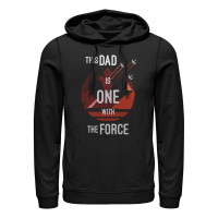 Star Wars - Rebel Dad Force One - Father's Day - Unisex Hoodie - Black - Front