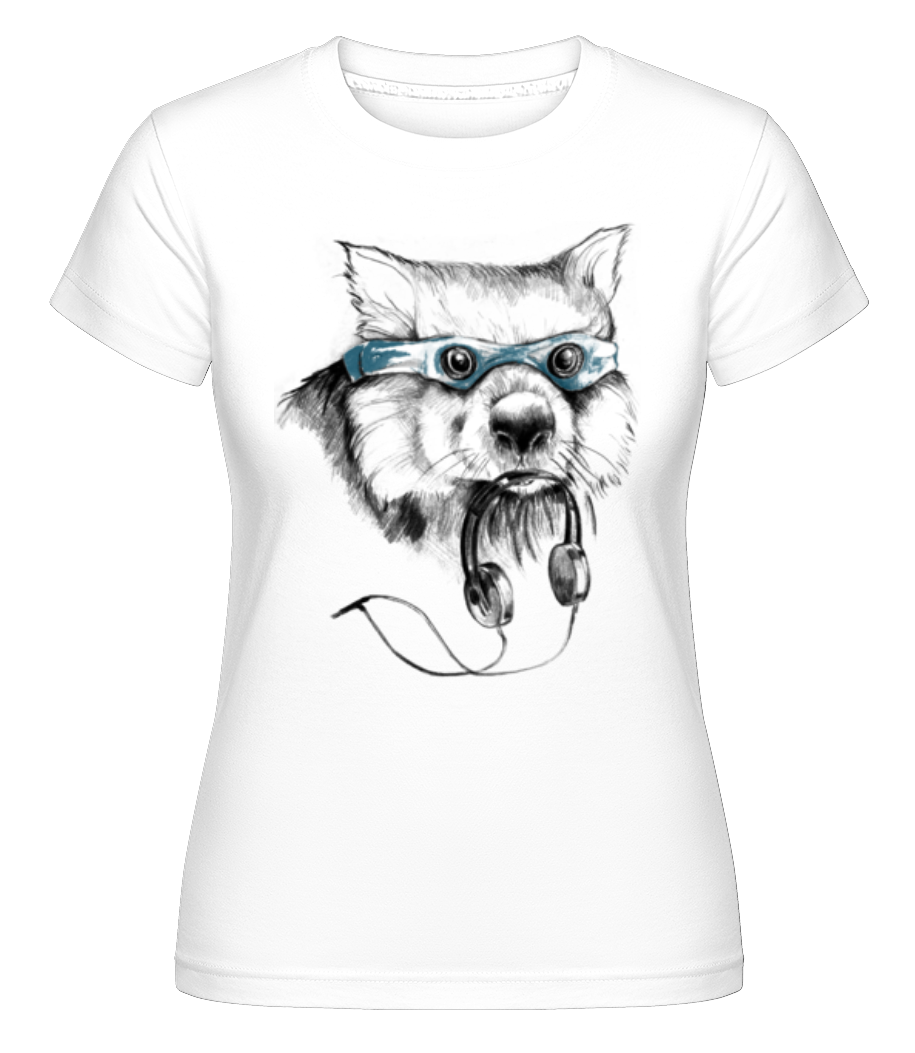 Raton Laveur Drôle Avec Des Lunettes De Natation ·  T-shirt Shirtinator femme